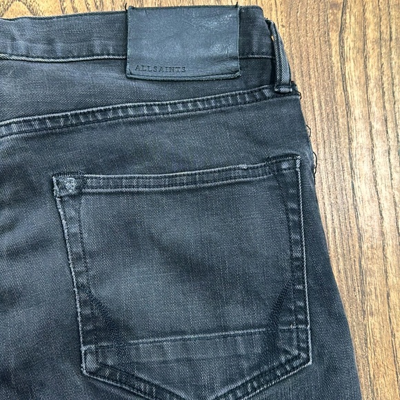 ALL SAINTS CIGARETTE SKINNY JEANS SIZE 30 GRAY - Picture 10 of 13